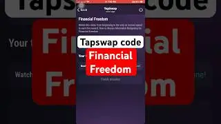 Financial Freedom | Tapswap code || tapswap code Financial Freedom #tapswap #tapswapcode #crypto