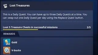 Loot 5 Treasure Chests in Successful Missions 1-21-2024