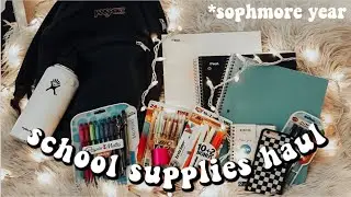 SCHOOL SUPPLIES HAUL 2019 | Sophmore Year