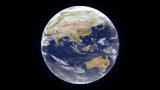 3D earth rotation [free clip]