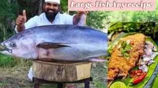 RED SNAPPER FISH | Big Fish Grill Recipe Cooking in Village | Fish Fry in Clay | Ancient Cooking