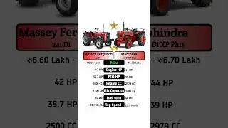 Massey Ferguson 241 Di Vs Mahindra 475 Di XP Plus #technnu