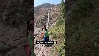 Hidden highest waterfall of Dharchula #trending #love #lovemarriage #travel #viralshort #dance