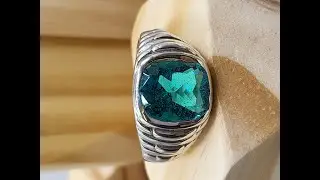 Ashes to stone cremation jewelry