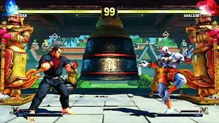Dan vs Dhalsim (Hardest) Street Fighter 5