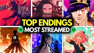 Top 100 Most Listened Anime Endings of All Time | Most Streamed Anime Music