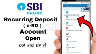 How to Open RD Account in SBI Online 2023 | SBI me e RD Account Kaise Khole | e RD Account SBI