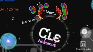 fast clicks is too OP (1 finger) - Nebulous.io - Cle
