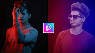 PicsArt Dual Tone photo Editing 🔥|| PicsArt dark tone effect|| colour light effect