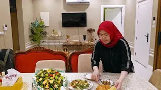MAKAN SAMA MENU NDESO YG NIKMAT OSENG KACANG PANJANG SM TEMPE PETE,