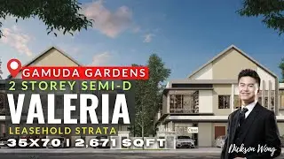 Двухэтажный полу-D дом Valeria (тип E), Gamuda Gardens от Gamuda Land 【ED Properties EP041】