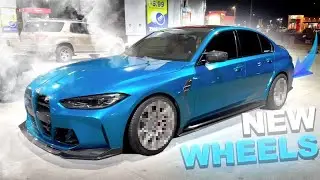 NEW WHEELS ON MY G80 M3 (BREAKING MY 335I)