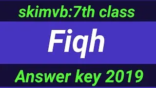 Class 7-pothupareeksha-fiqh-2019-question pepper