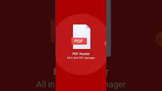 Complete PDF Reader android application #pdfreader
