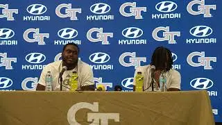 Postgame Press Conference: Zeek Biggers & Warren Burrell  (Oct. 19, 2024)