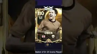 FASTEST PLAYER IN FC MOBILE MIACHAEL OWEN #fc24 #fcmobile24 #ballondor #fc