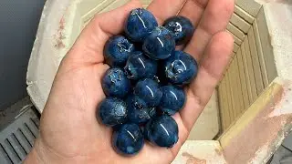 How I make Ceramic Blueberries 🫐