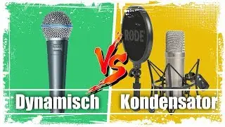 Dynamische vs. Kondensator-Mikrofone - Wann benutz ich was und wie ist die Funktionsweise?