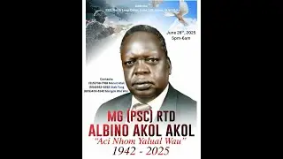 40th Days memorial Celebration of MG  {PSC} RTD Albino Akol Akol Part Three