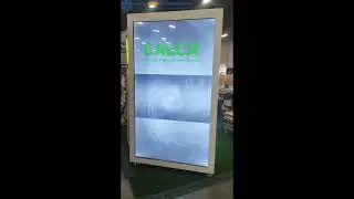 Smart Holographic Cabin Display Transparent Lcd Showcases Box