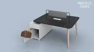 Office Furniture Modular Furniture Office Staff Computer Work Desk Workstation Office Desk