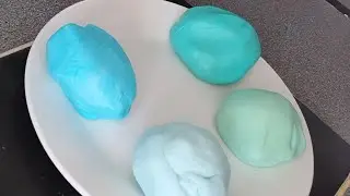 Different Shades of Colour Blue Icing Fondant