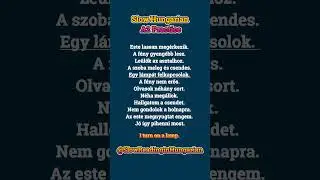 Slow Hungarian &ndash; A2 Practice  -  006  #hungarian #learnhungarian #hungarianA2