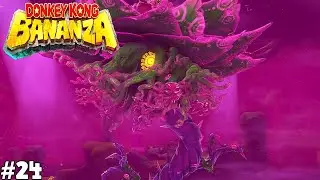 Прохождение игры Donkey Kong Bananza (Nintendo Switch 2), часть 24 — Бой с боссом Абракаджабья.