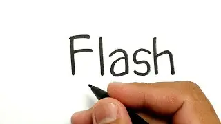 Oddly satisfying video VERY EASY  How to turn words FLASH into cartoon for kids 48