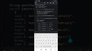 Month Java program