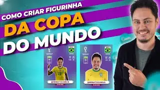 Como criar figurinha da copa do mundo