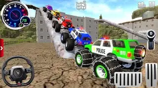Juegos De Carros - Police Monster Truck Racing Offroad Simulator #1 - Android / IOS GamePlays 2025
