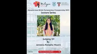 Judging 101 by Ameera Natasha Moore