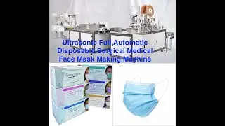 In Stock/Live machine Earloop /Ultrasonic Disposable Surgical Face Mask Machine