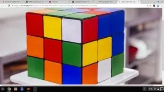 Rubics cube cake