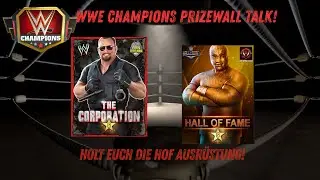 WWE Champions Prizewall Talk Holt euch die Hof Ausrüstungen