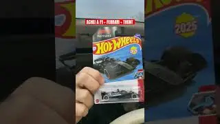 A sorte estava do meu lado. Achei a F1, a Ferrari e um Thunt. #HotWheels #Formula1 #Ferrari #Thunt