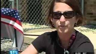 People chained for dog rights