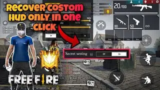 How to recover custom hud only in one click |custom HUD को एक click में कैसे पहले जैसा करें 🤔