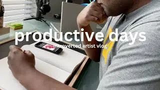 My New Daily Routine As An Artist | Ep 1 - Art Block