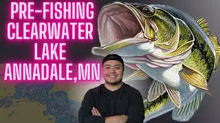 MY STRATEGY| PRE-FISHING & TOURNAMENT BASS FISHING on Clearwater Lake in Annadale MN