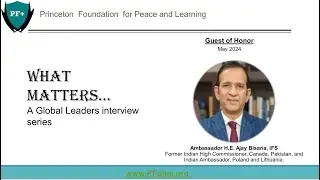 WHAT MATTERS: Episode 1 - Modern Diplomacy In Times Of Flux