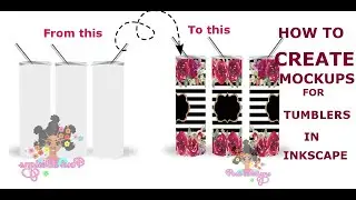 How to create a tumbler mockup in Inkscape