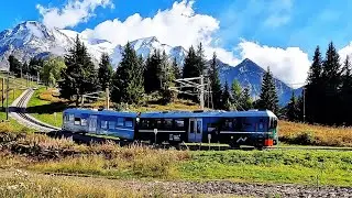 Bergfahrt der Tramway du Mont Blanc - vom Col de Voza zum Mont Lachat, 2073 m | Haute Savoie