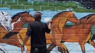 Northridge Farms Horse Mural 3