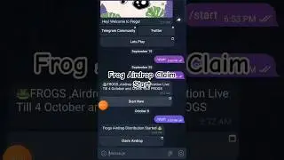 Frogs Airdrop Claim Start how to Clem Frogs Airdrop #frogs #mining