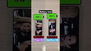 Сравнение времени автономной работы Google Pixel 10 и OnePlus 15R!