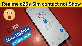 Решение проблемы с отображением контакта SIM-карты Realme C25s