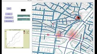 [Netlogo] Radiation exposure simulation