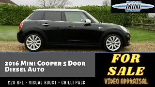 2016 Mini Cooper Diesel 5 Door Auto Chilli Pack